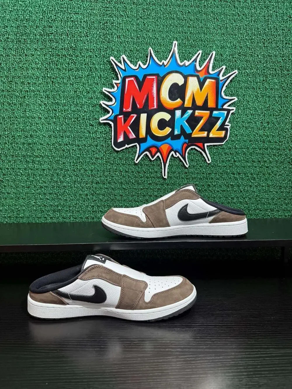 Air Jordan 1 Mule Golf Baroque Brown Men’s Size 11.5 Brand New